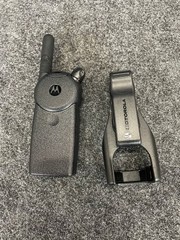MOTOROLA CU1110GYN1BB Two Way Radio Walkie Talkie UHF, w/ Belt Clip, No Charger
