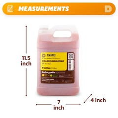 “” [7.5 LBS] Premium Orange Indicating Silica Desiccant Beads(Industry Standa…