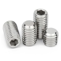 M5 M6 M8 A2 Stainless Steel Flat Point Grub Screws Allen Socket Bolts DIN 913