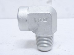 250138 New-No Box; Eaton 2025-12-12S Adaptor Elbow; 90Deg; 3/4 JIC x 3/4NPT