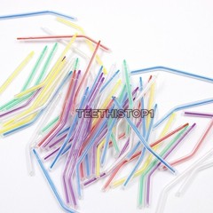 Dental Colorful Disposable 3-Way Air Water Syringe Triple Spray Nozzles Tips