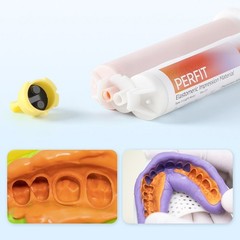 Dental Elastomeric Impression Putty Fast / Regular Set Soft Silicone Material