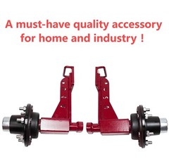 6x 5.5 Lug Superior Shipping Container Wheels,Container Spindle mobile Kit(NEW)