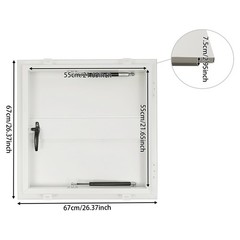 Roof Security Door 90° Opening Angle Safe Access Hatch for Residential Buildings