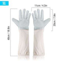 Bee Beekeeper Gloves Protective Gloves Beekeeping Supplies Long Sleeves USA
