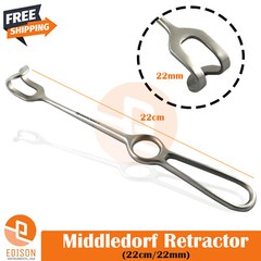 Dental Middledorf Retractor Surgical Mucoperiosteal Flaps Tongue Cheek Retractor