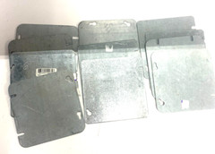 BACKING TO ELECTRICAL BOXES VARIOUS SIZES LOT OF 21* SIZES IN DESCRIPTION