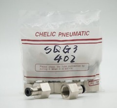 CHELIC SQG3 402 Ø04-1/4″ BSPT Female push to connector Fitting (10 PCS PER BAG)