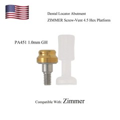 Zest Implant Locator Abutment for Zimmer Screw-Vent 3.5/4.5 Platform 1-5.0mm GH