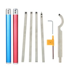 20 inch Full Size Woodturning Tools 7 Piece Carbide Lathe Tool Set New