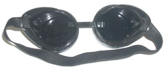 Black Eye Cup Welding Goggles 50mm Lens Shade 5 for Cutting Steampunk Costuming