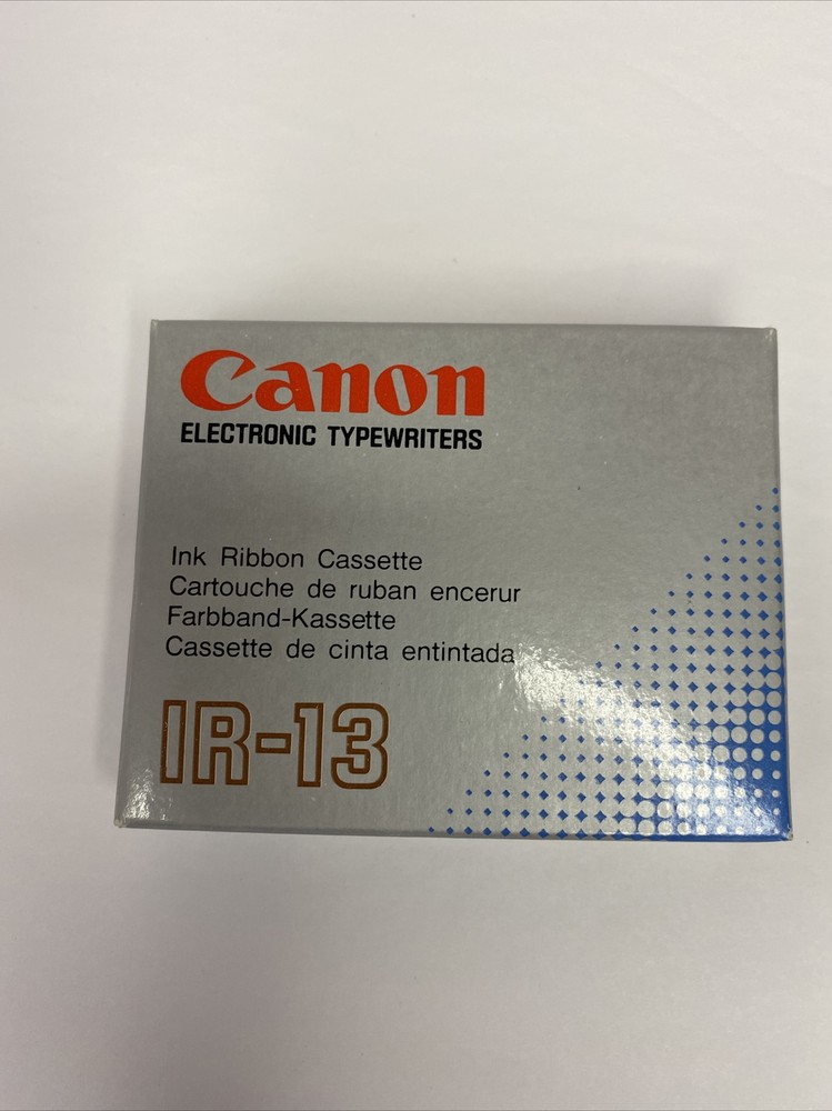 Canon IR-13 Electronic Typewriter Ink Ribbons Lot of 2 New Old Stock