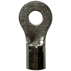 25 Pcs Non-Insulated Ring Connector 8 Gauge #10 Stud Wire Crimp Connector – USA