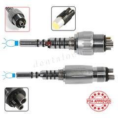 Dental LED Quick Coupler KAV 4 Hole / 6 Hole for KAVO Fiber Optic Handpiece