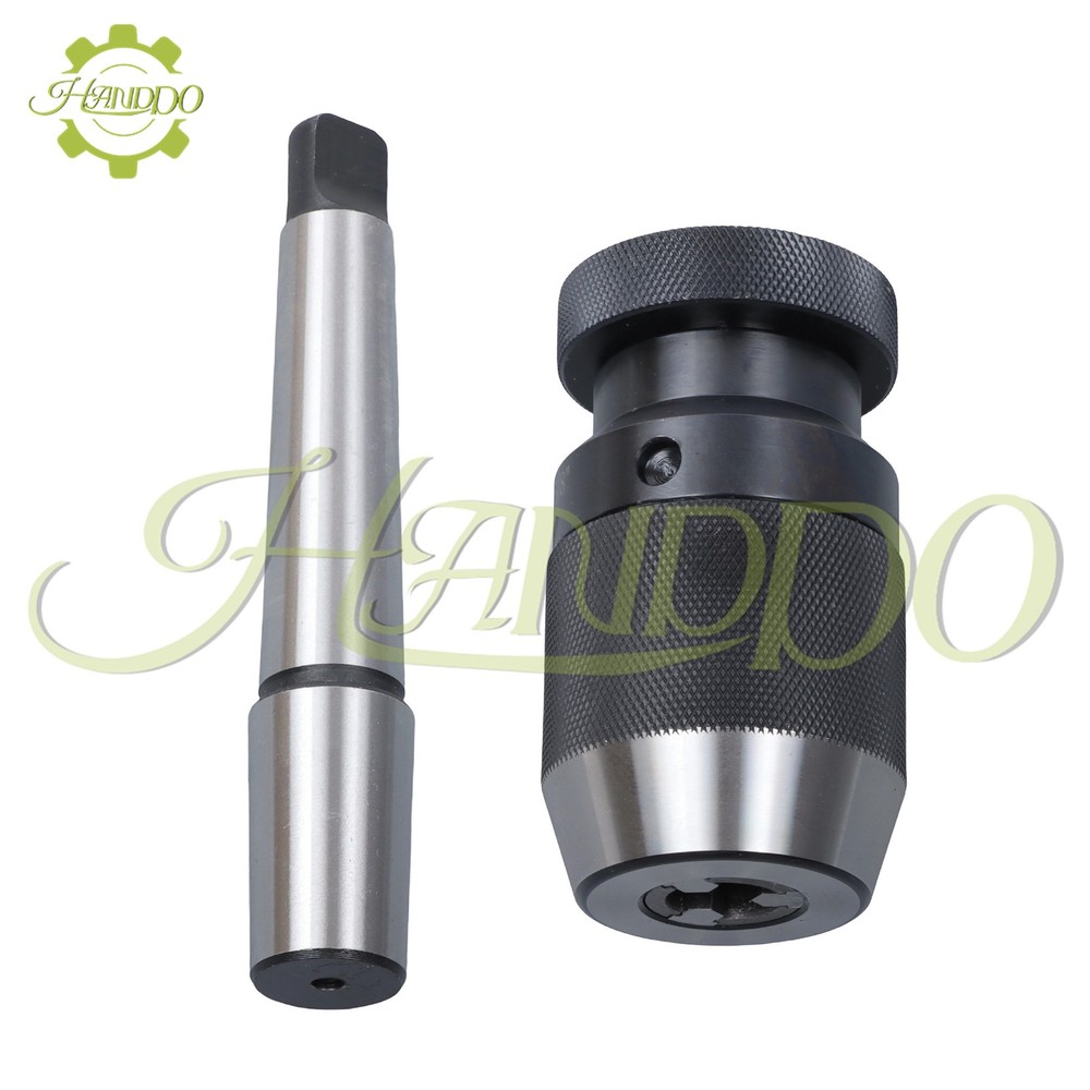 1/32″ – 5/8″ Keyless Drill Chuck Heavy Duty with MT2 JT33 Arbor for Wood Lathe