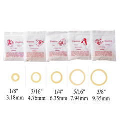Dental Orthodontic Elastics Rubber Bands Free Latex Braces 15 Sizes For Choice