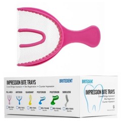 BRITEDENT Bite Registration Trays Disposable for Crown/Bridge Impressions