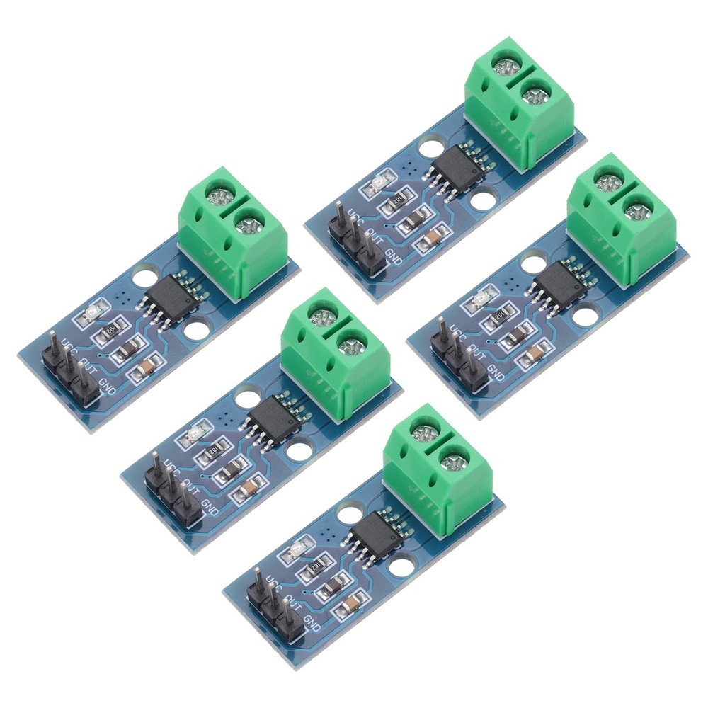 MECCANIXITY 5pcs ACS712 Current Sensor Module 5A Range Hall Effect Current Se…