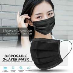 50 PCS Face Mask Non Medical Surgical Disposable 3-Ply Mouth Cover-Mix Color