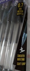 JOT STYLOS 0.7mm Gel Pens Soft Grip – Black Ink Pack of 8 – BRAND NEW