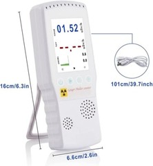M06 Color Geiger Counter Nuclear Radiation Detector Dosimeter Beta, Gamma, X-Ray