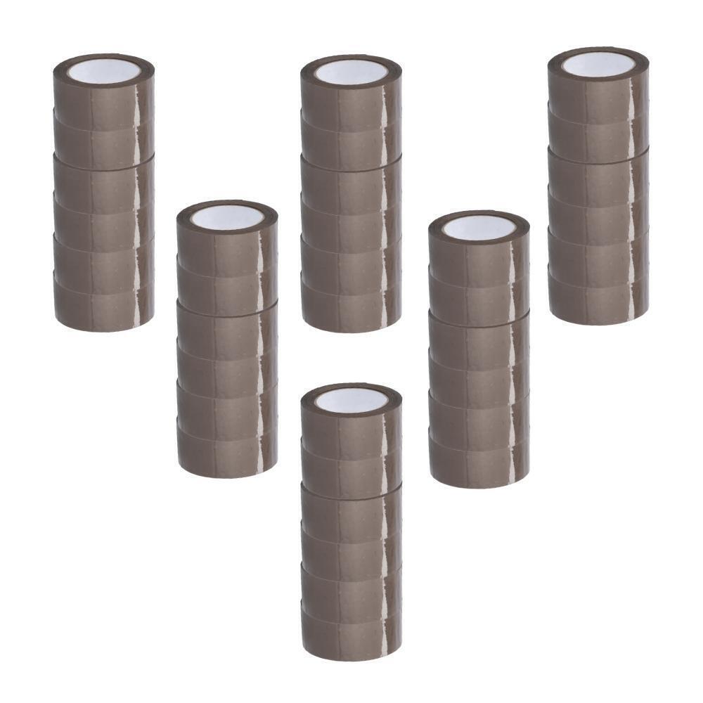 36 RLS Brown Carton Sealing Packing Tape 2″ x 110 Yards 1.75Mil Tan Packing Tape