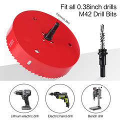 3.5 Inch Hole Saw, 3 1/2 Hole Saw, M42 HSS Bi-Metal Hole Cutter,Triangular Shank