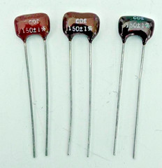 8X – 150pF @ 500V 1% – DIP SILVER MICA CAP ~ AMP/HiFi/RF/AUDIO/HI FREQUENCY #210