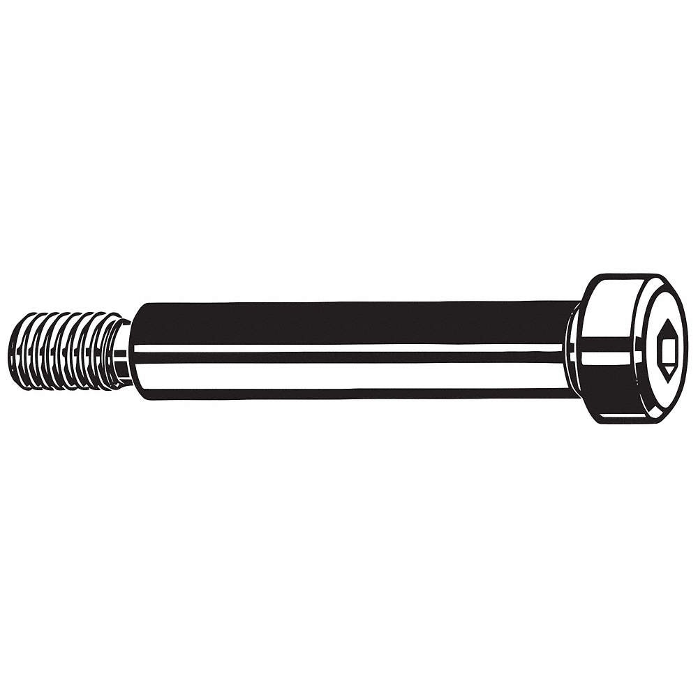 GRAINGER APPROVED M51044.100.0040 ShldrScrw,SS,M8-1.25,16mmHdDia,PK5 31KG63