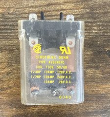 Struthers-Dunn A283XBXC Power Relay 4PDT 120V AC Coil Plug-In 8-Pin 10A