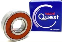 NACHI JAPAN 6203-2NSE9 BALL BEARING, RUBBER SEALED 17X40X12mm 6203 2RS C3.
