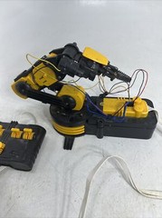Robotic Robot Arm Kit Clamp Set Educational Construction Set Black Yellow