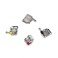 20pcs/set Dental Orthodontic Mental Bracket Brace Standard Roth 018 345hooks