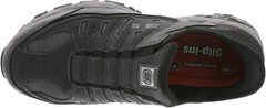 Skechers Slip-Ins Cankton Faison Black Steel Toe Shoes Size 10 Medium