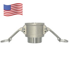 1-1/2″ 1.5 in Type B Camlock Female to Male NPT Stainless Steel 316 Pipe Fitting