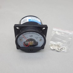 1PC DC 0-100MA Analog Ammeter Panel AMP Current Meter SO45 Cutout 45mm