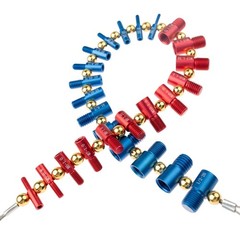 Nut and Bolt Thread Checker Inch Metric Thread Gauge Nut and Bolt Size Gauge