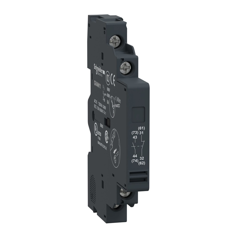 1pcs Schneider GVAN11 auxiliary contact module