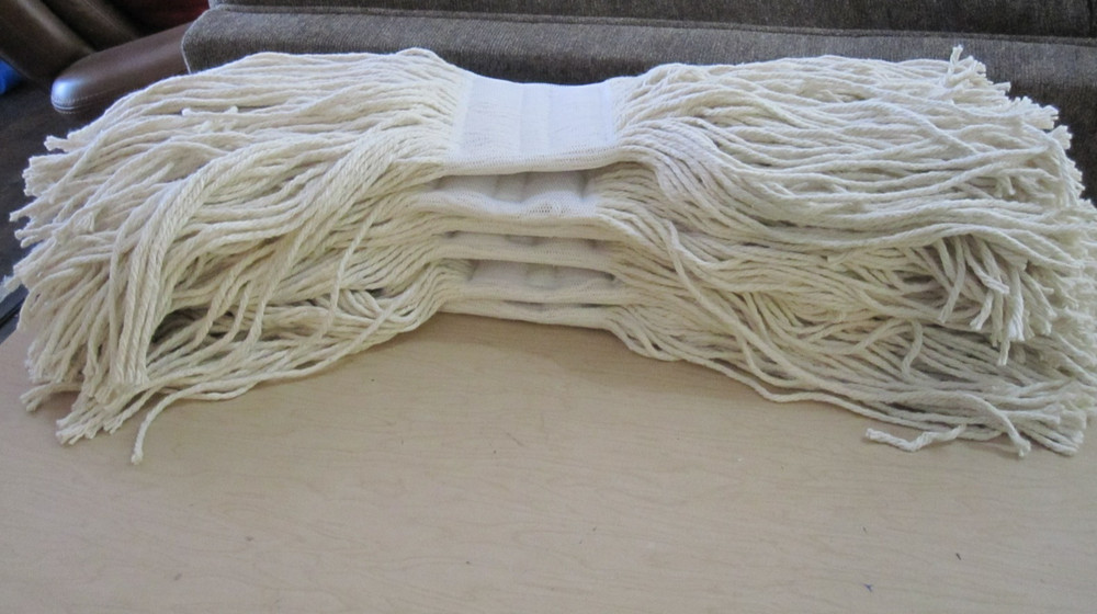 6 SSC 16 Oz Cotton Mop Heads Cut-End NEW