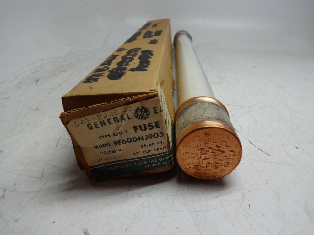 General Electric 9F60DNJ905 Fuse Current Limiting 0.5E Amps Type EJ O-1 C