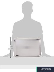 Aluminum Sheet Pan 1/2 Size 20 Gauge Commercial Grade Reinforced Rim