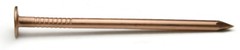1-1/4″ Smooth Shank Solid Copper Roofing Nails 10 Gauge USA Made – Qty 50