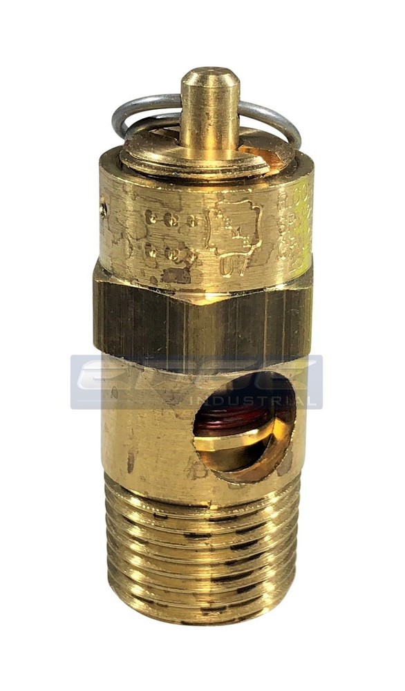 160 PSI SAFETY RELIEF POP OFF VALVE FOR AIR COMPRESSOR TANK RELEASE, 3/8″ NPT