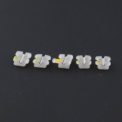 Orthodontic Bracket Ceramic Metal Slot Aesthetic Braces Roth 018 022 3M Clarity