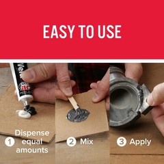 J-B Weld 8276 KwikWeld Quick Setting Steel Reinforced Epoxy – Dark Grey 2 oz