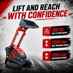 Brand New TYPHON STOMP 505 1,764lbs Skid Steer Loader 13.5hp B&S Gas USA Engine