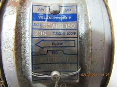 VELAN PROQUIP 3” 150 CHECK VALVE BEB18-3B-3”VC151 NEW