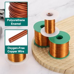 18 AWG Magnet Wire, 1 lb Magnetic Coil Wire, 180C(356F)