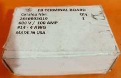EB Terminal Board 264B903G19 600V 100 AMP