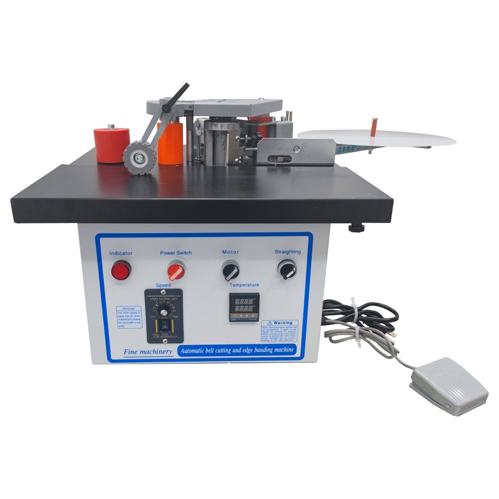 Curve/Straight Edge Banding Machine Edge Bander 110V 1200W Double-sided Gluing